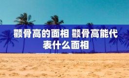 颧骨高的面相会有很好的财运吗