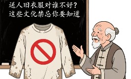 送人旧衣服对谁不好？这些文化禁忌你要知道