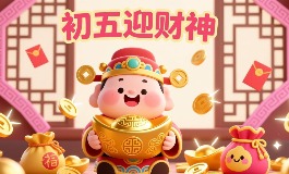 初五迎财神最佳句子，带给你新年的好运与祝福