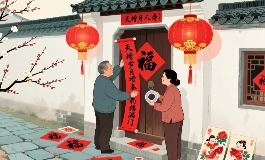 贴春联的正确方法与常见禁忌
