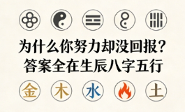 为什么你努力却没回报？答案全在生辰八字五行