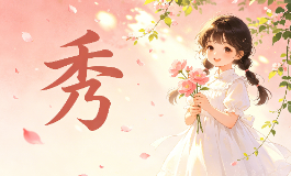 秀字起名有多绝，仙气满满的女宝名字